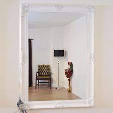 White Extra Large Leaner Mirror 213cm X