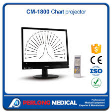 Hot Item Cm 1800 Optical Testing Charts Auto Digital Lcd Chart Projector