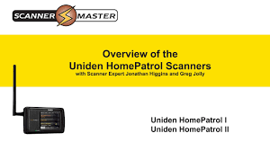 uniden homepatrol 2 police scanner