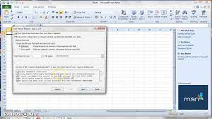 convert a text file into excel file