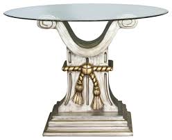Surf Round Glass Top Table