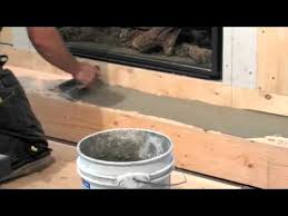 Installing Concrete Fireplace Surround