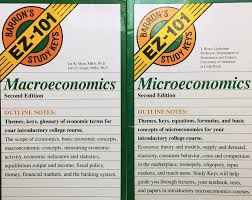 macroeconomics microeconomics barrons