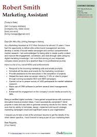 marketing istant cover letter