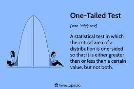one tailed test explained definition