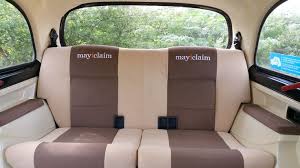 Custom London Taxi Seating Produced For