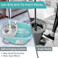 spin mop bucket floor cleaning favbal