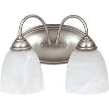 It features three tapered glass bell shades with open bottoms and a. Other Home Lighting Equipment Sea Gull Lighting 44317 710 Bath Vanity With Cafe Tint Glass Shades Home Furniture Diy Logos Mk