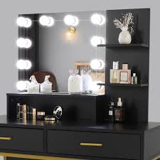 fch large vanity set with 10 led bulbs