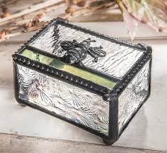 Bee Trinket Box Glass Box Decorative