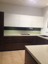 high gloss wood grain kitchen cabinet