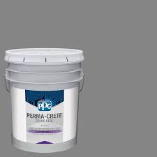 Perma Crete Color Seal 5 Gal Ppg1001 5 Dover Gray Satin Interior Exterior Concrete Stain