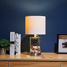 Fillable Table Lamp With Clear Glass
