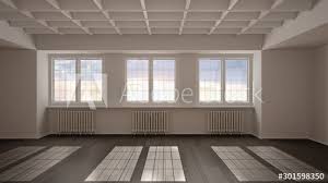 empty room interior design open space