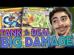 Tyranitar ex can TANK and DEAL Crazy Damage!! Obsidian Flames Deck List