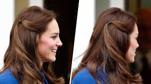 Minimalist brass hair slide pony tail holder large hair barrette rustic copper hair clip metal hair accessories updo hair barrette for her ** shipping notice: Duchess Kate Wears Plastic Hair Clips Like A Regular Human