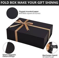 gift box with bow magnetic large gift