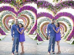 love shoot at dubai miracle garden