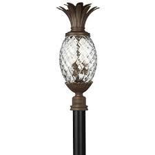 Pineapple 12v Outdoor Large Post Pier