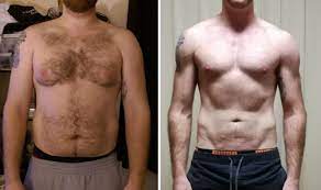 lower belly fat before and after