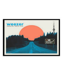 weezer tour 2023 toronto on poster