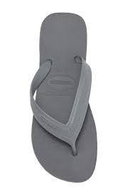 Top Max Flip Flop In Steel Grey