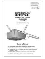 chamberlain 9902 user manual page 1