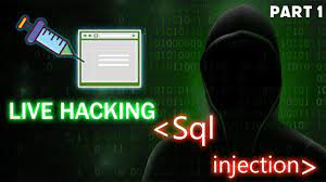 live hacking sql injection for