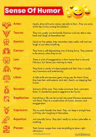 zodiac signs and their sense of humor