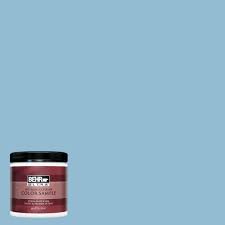 Behr Ultra 8 Oz M500 3 Blue Chalk Color Matte Interior Exterior Paint And Primer In One Sample