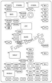 2006 buick rainier technical specifications and data. Buick Rainier 2003 2007 Fuse Box Diagram Fuse Box Electrical Fuse Buick