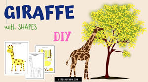 Please pin this craft ideas and share with your followers on pinterest. Cut And Paste Shape Puzzle Giraffe Craft As Told By Mom