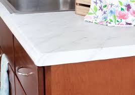 Click here to see how we feel about our painted cabinets and countertops one year later. Diy Cheap Countertops With Contact Paper My Wee Abode