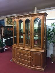 Vintage Oak China Cabinet Pennsylvania