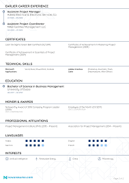 The resume is divided into various sections like bio, skills, etc and the resume is made in bullets format. Program Manager Resume Samples Guide For 2021