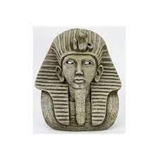 Egyptian Pharaoh Concrete Carved Figure
