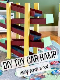 To solve this problem, just make yourself this fantastic diy car ramp and change your tires in seconds! Diy Toy Car Ramp Using Scrap Wood Anika S Diy Life