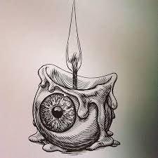 Digging This Rad Eyeball Candle Sketch By The Awesome Glennoart