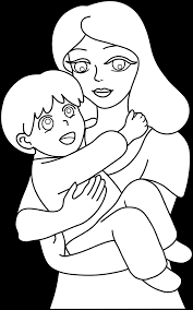 anya gyermekével rajz md