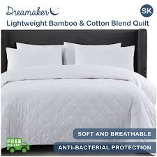 cotton blend quilt super king bed