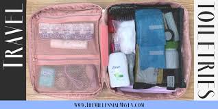 my travel toiletry bag how to pack