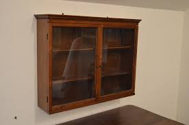 Hanging Display Cabinet With Glass Doors