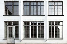 aluminium with window frames generative ai