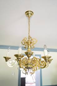 Updating An Old Dining Room Chandelier