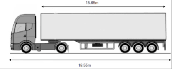 length of articulated lorries