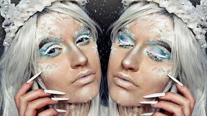 sinister ice queen halloween makeup