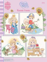 Precious Moments Counted Cross Stitch Charts Book Blessed