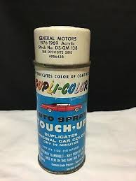 Vintage Dupli Color Auto Spray Paint Can Orange Ford Motor