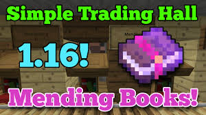 Level up villagers and be the best trader in minecraft. Villager Trading Hall 1 16 How To Get Mending Books In Minecraft 1 16 Upcoming Villain Minecraft 1 Minecraft Trading