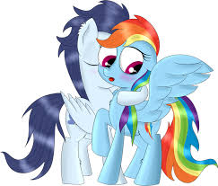 The cutie mark chronicles 24. 1271247 Safe Artist Brok Enwings Character Rainbow Dash Character Soarin Species Pony Ship Soarindash Backwards Cutie Mark Male Shipping Simple Background Straight Transparent Background Manebooru
